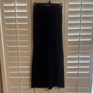 Savvi, Medium Black Wide Leg Pants